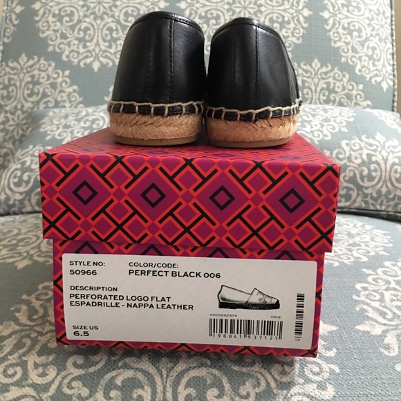 🚫SOLd🚫 New Tory Burch Perforated Espadrille 6.5 - Picture 4 of 6